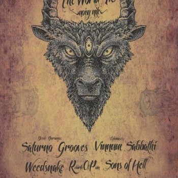 Concert Report : Vinnum Sabbathi, Weedsnake, Saturno Grooves,  Rebirth Of Pain & Sons Of Hell